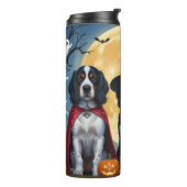 Bouteilles Isothermes Chiens de Setter anglais Citrouille Halloween Funn (Tourné sur la gauche)