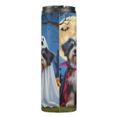 Bouteilles Isothermes Chiens Havanais Citrouille Halloween drôle (Dos)