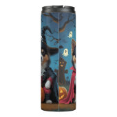 Bouteilles Isothermes Chiens lapons finlandais Citrouille Halloween drôl (Dos)