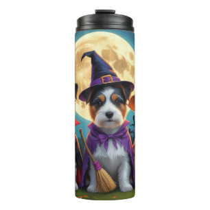 Bouteilles Isothermes Chiens Terrier Australien Citrouille Halloween Drô