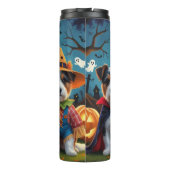 Bouteilles Isothermes Chiens Terrier Australien Citrouille Halloween Drô (Dos)