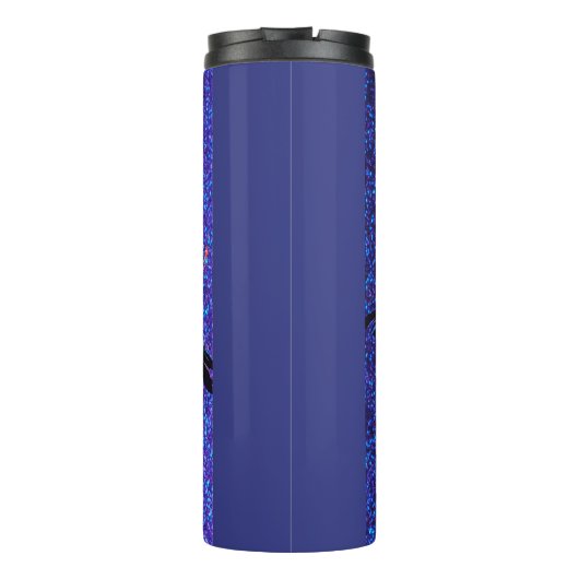 Bouteilles Isothermes Chiffre à ailes foncées volant à travers l'espace (Dos)