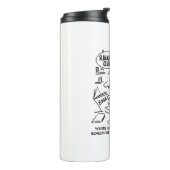 Bouteilles Isothermes Chiffres amusants du comptable pour le club amaigr (Tourné sur la gauche)