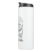 Bouteilles Isothermes Chiffres amusants du comptable pour le club amaigr (Tourné sur la droite)