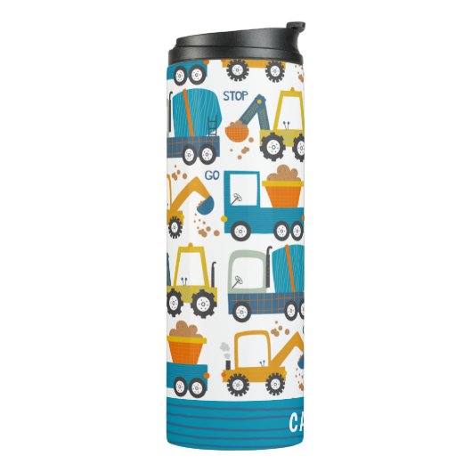 Bouteilles Isothermes Chiffres de construction mignons personnalisés (Tourné sur la gauche)