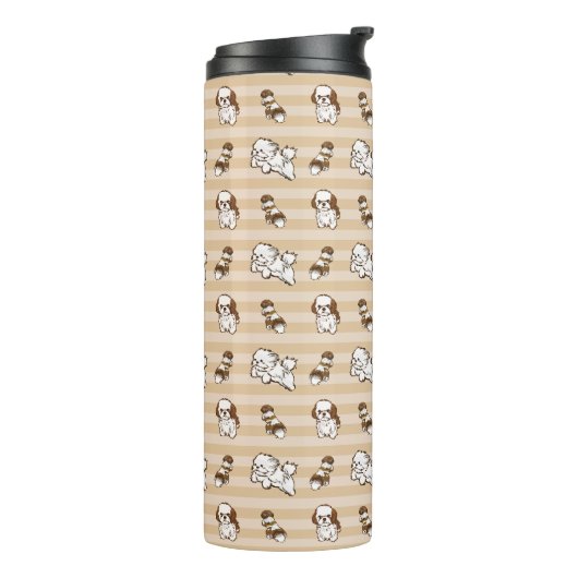 Bouteilles Isothermes chih tzu chien motif (Tourné sur la gauche)