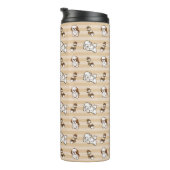 Bouteilles Isothermes chih tzu chien motif (Tourné sur la droite)