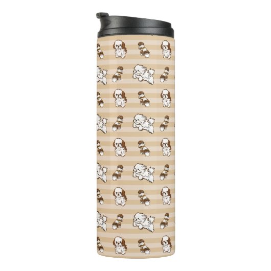 Bouteilles Isothermes chih tzu chien motif (Tourné sur la droite)