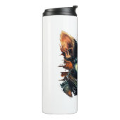 Bouteilles Isothermes Chihuahua Biker Motorcyle Riding Chien Papa (Tourné sur la gauche)