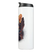 Bouteilles Isothermes Chihuahua Biker Motorcyle Riding Chien Papa (Tourné sur la droite)