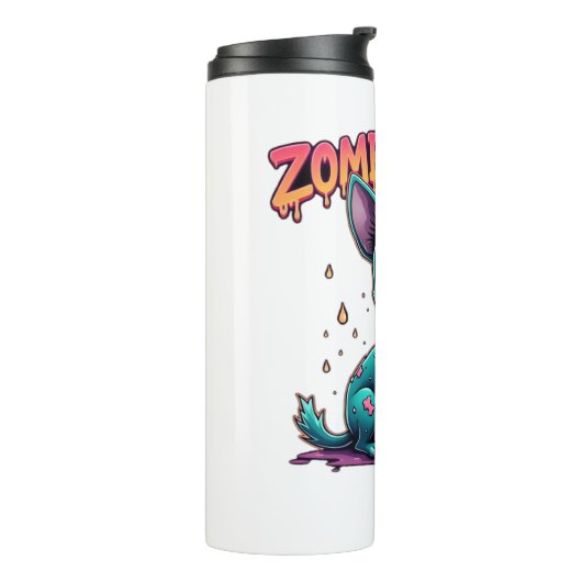 Bouteilles Isothermes Chihuahua Chi Chichi Chiwawa Zombie Chien Hallowee (Tourné sur la gauche)