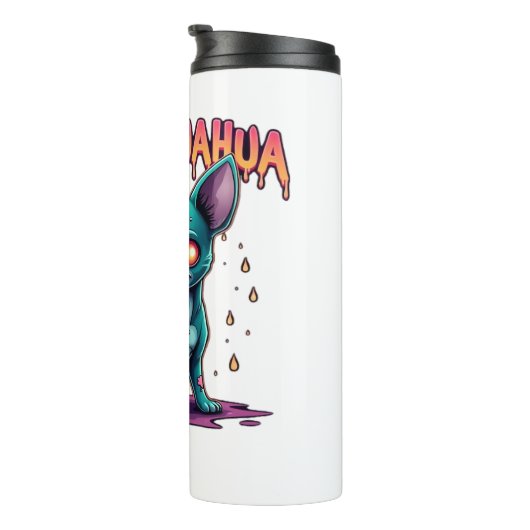 Bouteilles Isothermes Chihuahua Chi Chichi Chiwawa Zombie Chien Hallowee (Tourné sur la droite)