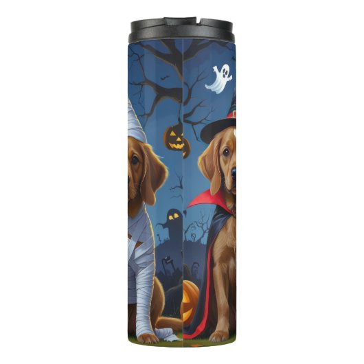 Bouteilles Isothermes Chihuahua Chien Citrouille Halloween Funny (Dos)