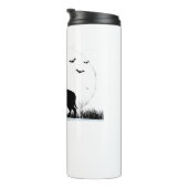 Bouteilles Isothermes Chihuahua Chien - Halloween Moon Silhouette Classi (Tourné sur la droite)