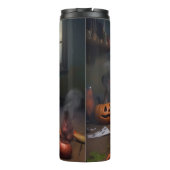 Bouteilles Isothermes Chihuahua Citrouilles Halloween effrayant (Dos)