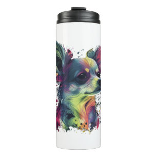 Bouteilles Isothermes Chihuahua peinture Abstraite couleur mignonne chie