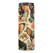 Bouteilles Isothermes Chihuahua sans mer vintage (Dos)