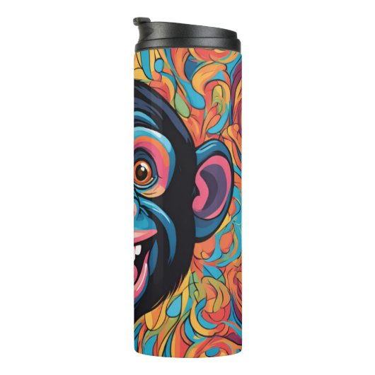 Bouteilles Isothermes Chimpanzé fou mignon (Tourné sur la droite)