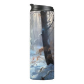 Bouteilles Isothermes Chinois Crested Laisser Il Neige Noël (Tourné sur la droite)