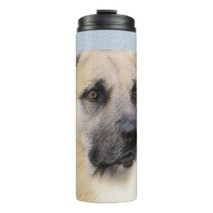 Bouteilles Isothermes Chinook (Oreilles Laissées) Peinture - Art Chien o
