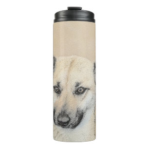 Bouteilles Isothermes Chinook (Oreilles Pointées) Peinture - Art Chien o