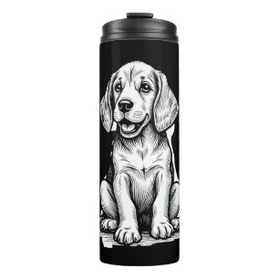 Bouteilles Isothermes Chiot beagle adorable, Amoureux des animaux de fam