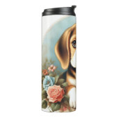 Bouteilles Isothermes Chiot Beagle vintage (Tourné sur la gauche)