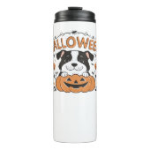 Bouteilles Isothermes Chiot mignon en Citrouille - Illustration de chien (Devant)