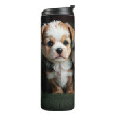 Bouteilles Isothermes Chiots super mignons sur le canapé 2 (Tourné sur la gauche)