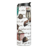 Bouteilles Isothermes Chocolat dessert bonbons script de cacao chaud (Tourné sur la gauche)