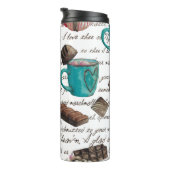 Bouteilles Isothermes Chocolat dessert bonbons script de cacao chaud (Tourné sur la droite)