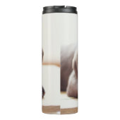 Bouteilles Isothermes Chocolat Labrador Puppy With Toy Duck (Dos)