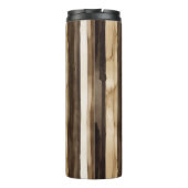 Bouteilles Isothermes Chocolate Brown Cream Stripes Christmas (Dos)