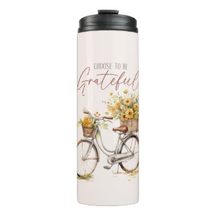 Bouteilles Isothermes Choisissez d'être reconnaissant - Vélo et automne