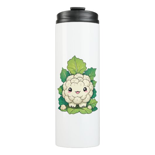 Bouteilles Isothermes Chou-fleur Kawaii (Devant)
