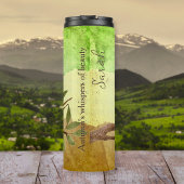 Bouteilles Isothermes Chouette automnale avec fleurs Automne Inspiration