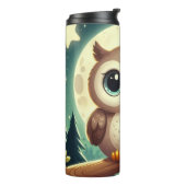 Bouteilles Isothermes Chouette bébé la nuit avec lune (Tourné sur la gauche)