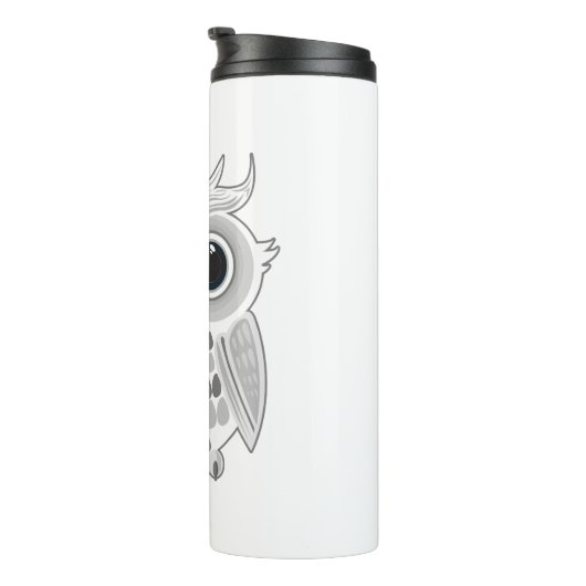 Bouteilles Isothermes Chouette blanche (Tourné sur la droite)