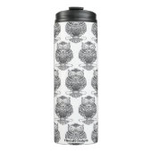 Bouteilles Isothermes Chouette (blanche) - Paruline thermique (Devant)