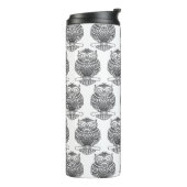 Bouteilles Isothermes Chouette (blanche) - Paruline thermique (Tourné sur la gauche)