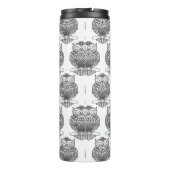 Bouteilles Isothermes Chouette (blanche) - Paruline thermique (Dos)