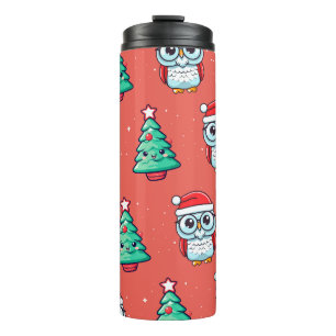 Bouteilles Isothermes Chouette de Noël Chouette Père Noël