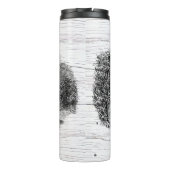 Bouteilles Isothermes Chouette enchantée dans les bois (Dos)