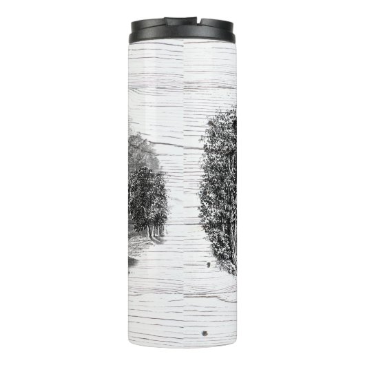 Bouteilles Isothermes Chouette enchantée dans les bois (Dos)