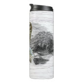 Bouteilles Isothermes Chouette enchantée dans les bois (Tourné sur la droite)