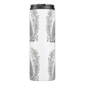 Bouteilles Isothermes Chouette Perle de Cristal Blanc (Dos)