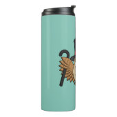 Bouteilles Isothermes Chouette sophistiquée avec boîte de chocolat cardi (Tourné sur la gauche)