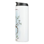 Bouteilles Isothermes Chouette victorienne (Tourné sur la droite)