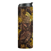 Bouteilles Isothermes Chouettes d'automne (Tourné sur la gauche)