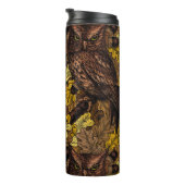 Bouteilles Isothermes Chouettes d'automne (Tourné sur la droite)